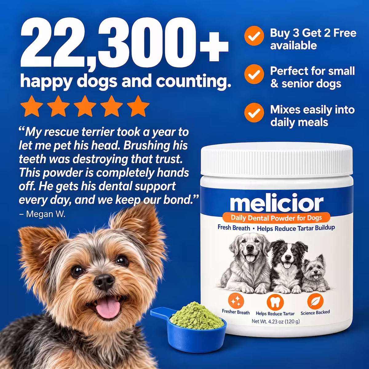 Melicior Daily Dental Powder