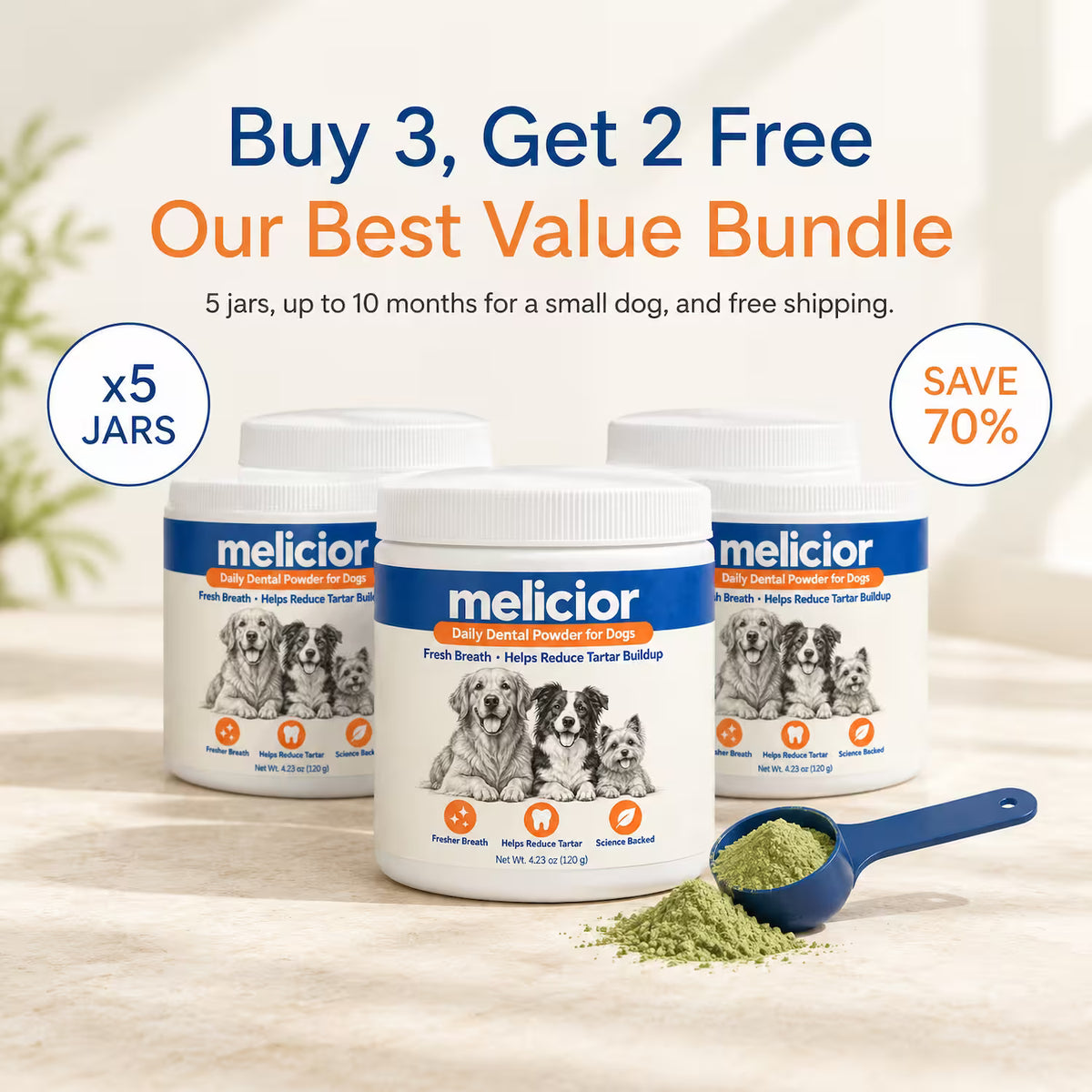 Melicior Daily Dental Powder