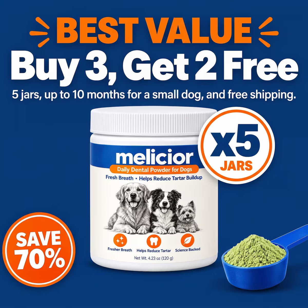 Melicior Daily Dental Powder