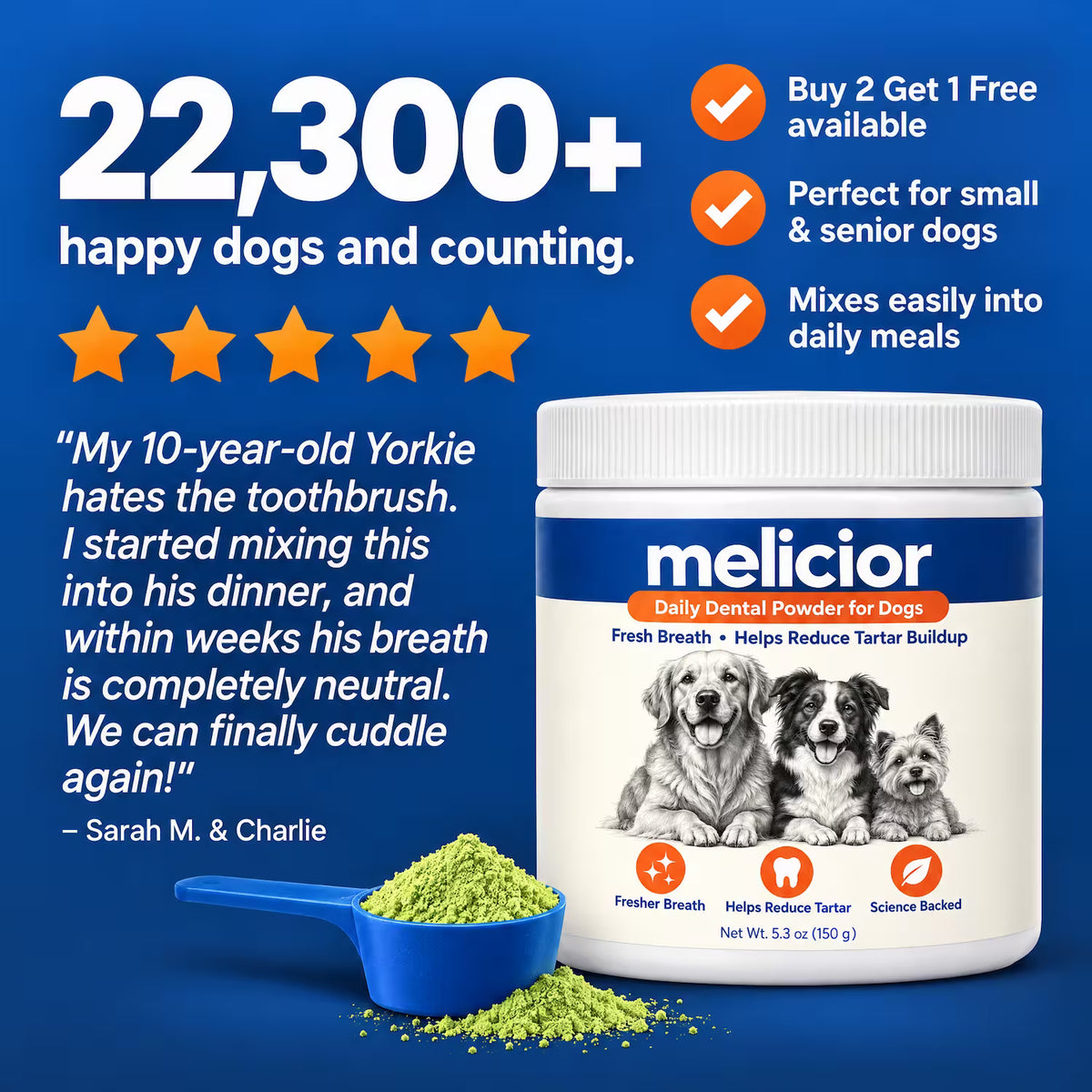 Melicior Daily Dental Powder