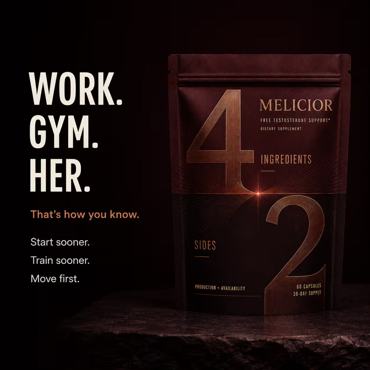 MELICIOR TESTOSTERONE SUPPORT