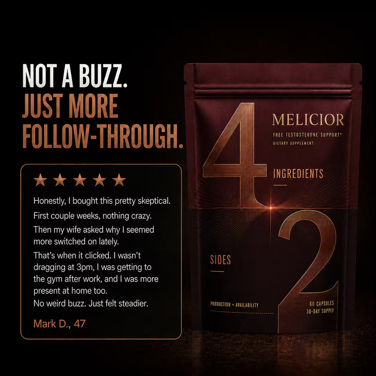 MELICIOR TESTOSTERONE SUPPORT